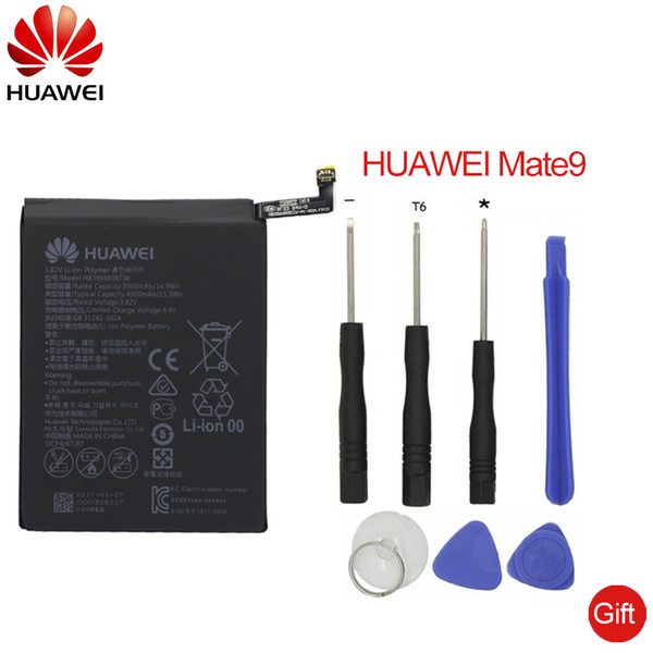 Original HuaWei Phone Battery HB396689ECW For Huawei Mate 9 Mate9 Replacement Phone Batteries 4000mAh