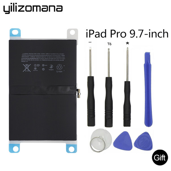 YILIZOMANA For ipad pro 9.7 inches Suitable battery 7306 mAh inches Suitable A1664 Replacement Built-in Battery + Repair Tools