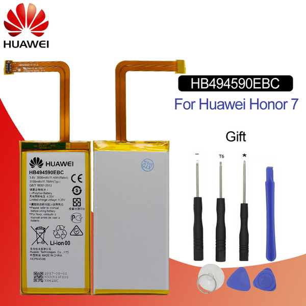 Hot Selling Item HuaWei Phone Battery HB494590EBC For Huawei Honor 7 Glory PLK-TL01H ATH-AL00 PLK-AL10 Replacement Batteries 3000mAh