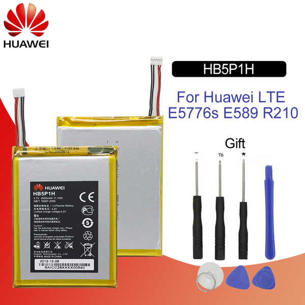 HuaWei Original Zero Cycle Phone Battery HB5P1H For Huawei LTE E5776s E589 R210 Replacement Phone Batteries 3000mAh+free Tools