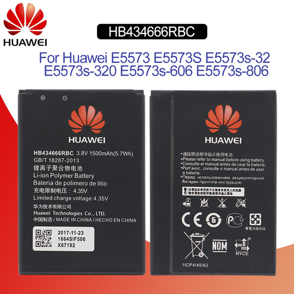 HuaWei Phone Battery HB434666RBC For Huawei E5573 E5573S E5573s-32 E5573s-320 E5573s-606 E5573s-806 Replacement Batteries 1500mAh+Free Tools