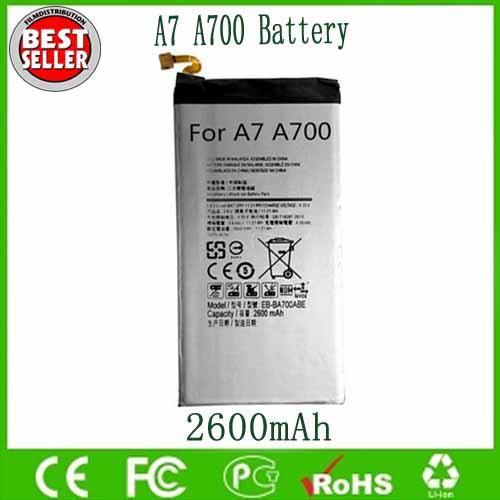 Original OEM Battery EB-BA700ABE For Sam A7 A700 A700FD A700S A700L 2600mAh Free Shipping Wholesale