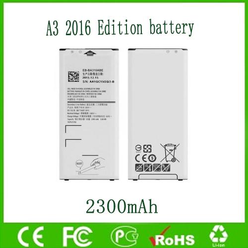 Original OEM Battery EB-BA310ABE For Sam A3 2016 A310 A310F A3100 2300mAh Free Shipping Wholesale