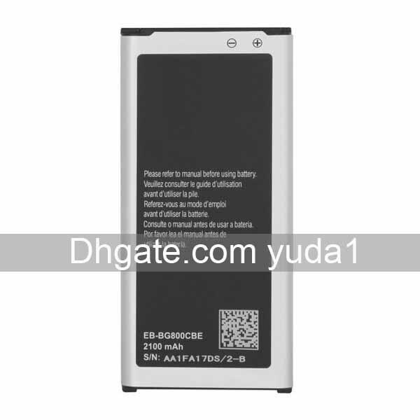 Original OEM S5 Mini EB-BG800CBE G800F CellPhone Battery 2100mAh Free Shipping Wholesale