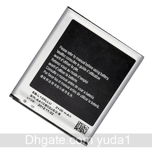 Original OEM S3 Battery EB-L1G6LLU I9300 I9308 I9305 CellPhone Battery 2100mAh Free Shipping Wholesale