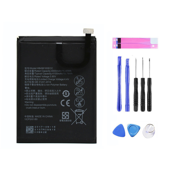 Replacement Battery HB496183ECC For Huawei Enjoy 6 NCE-AL00 4100mAh Li-ion OEM Capacity With Free Tools DDP service