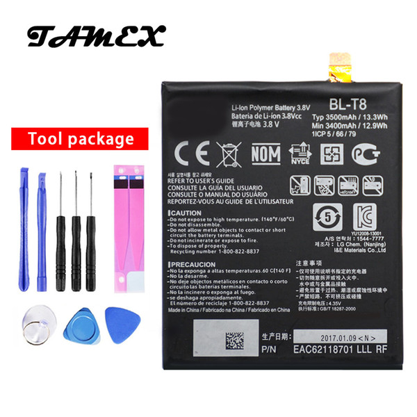 BL-T8 Replacement Battery For LG G Flex D950 D955 D958 D959 LS995 F340S BLT8 High Capacity Batteries Rechargeable + Free Tools