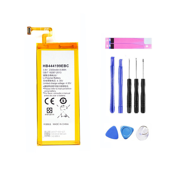 For Huawei Ascend y300 Honor 4c HB444199EBC Replacement Phone Battery 2300mAh Batteries + Free Tools DDP service