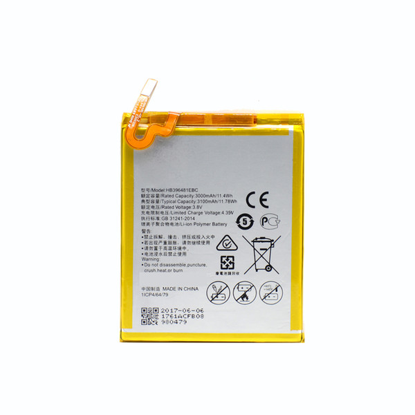 HB396481EBC OEM Lithium Replacement Battery For Huawei Honor 5X /Ascend G7 Plus/ G8 /G8X Rechargeable Moblie Batteries + Free Tools