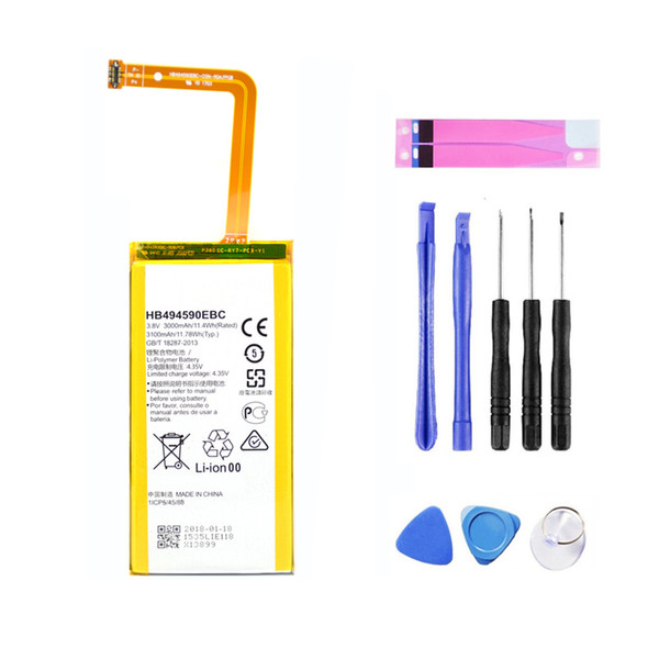 HB494590EBC For Huawei Honor 7 OEM Replacement Li-ion Battery 3000mAh 3.8v PLK-L01 PLK-TL01H + Free Tools DDP Service