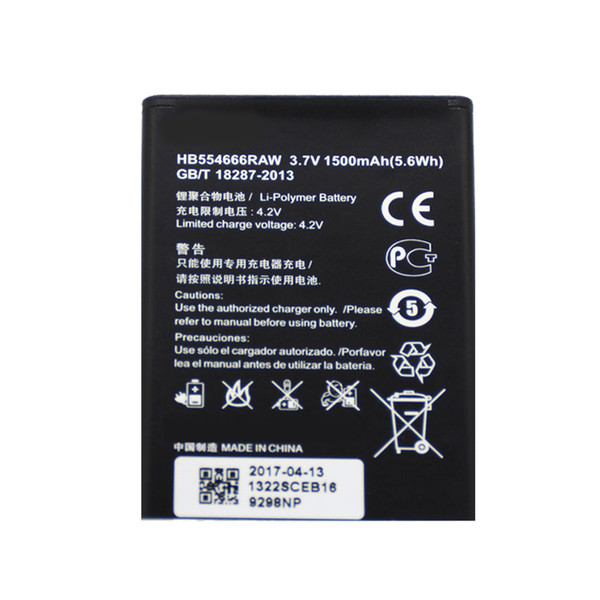 HB554666RAW Battery Replacement For Huawei E5375 E5375 E5330 E5336 E5372 EC5377 1500mAh High Capacity Phone Batteries