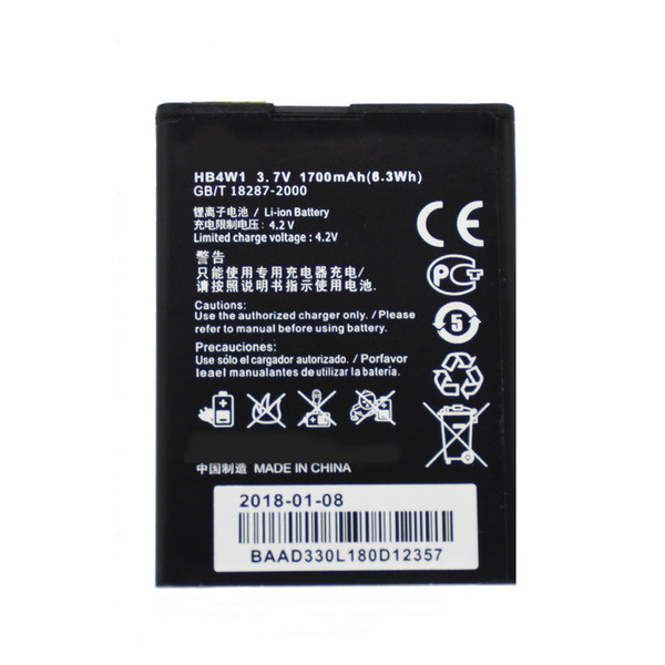 HB4W1 New Li-ion Replacement Battery For Huawei Ascend Y210 Y210C G510 G520 G525 C8813 C8813Q T8951 U8951D 1700mAh Mobile phone akku