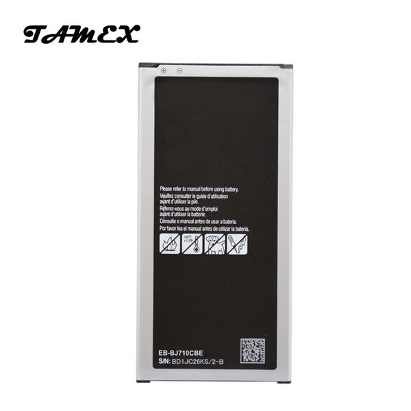 For Samsung GALAXY J7 2016 Edition EB-BJ710CBE New High Quality Replacement Battery 3300MAH SM-J7108 batteria Battery akku + Free Shipping