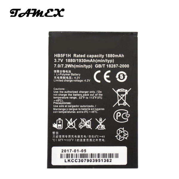 HB5F1H Li-ion Replacement Battery For Huawei Honor U8860 Glory M886 1880mAh Mobile Phone Rechargeable batteries fast Shipping