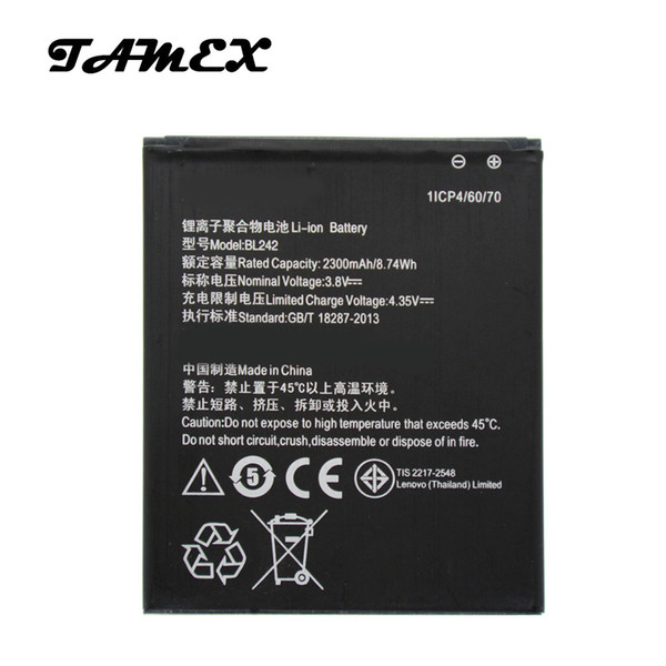 BL242 Li-ion Battery For Lenovo Lemeng K3 K30-T K30-W K30-E K31-t3 K10E70 A3580 A3860 A3890 A3900 A3910 A3910e70 A3910t30 A6000