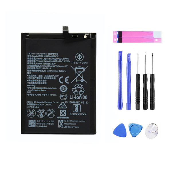 For Huawei Mate 10 HB436486ECW OEM Replacement Battery 3900mAh Mobile Phone Batteries + Free Tools DDP service