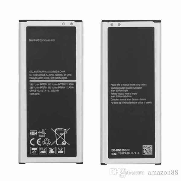 NEW Note 4 Battery EB-BN910BBE For Samsung Galaxy Note 4 N910 3220mAh NOTE4 Replacement Battery Batteries