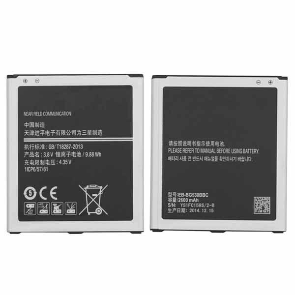 Original OEM Grand Prime Battery EB-BG530BBC j5 j500 g530 g531 CellPhone Battery 2600mAh Free Shipping Wholesale