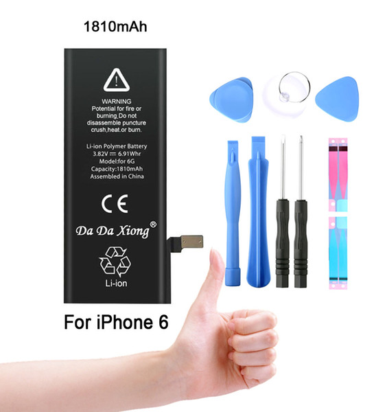 100% original Brand Real Capacity 1810mAh Genuine Li-ion Mobile Phone Accessory Replacement Battery Pack for iPhone 6 6G 7 8 x xs max