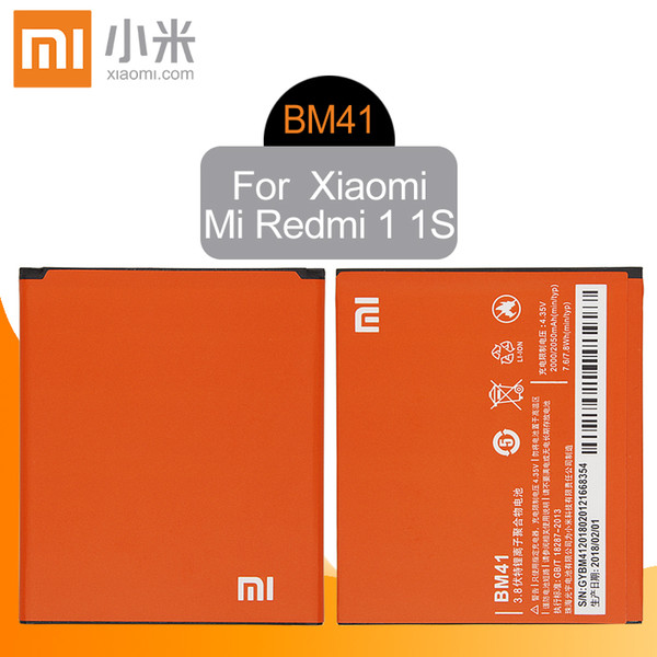 Xiao Mi Phone Battery BM41 For Xiaomi 2A Redmi Hongmi Red Rice 1 1S 2 High Capacity 2000mAh Original Battery