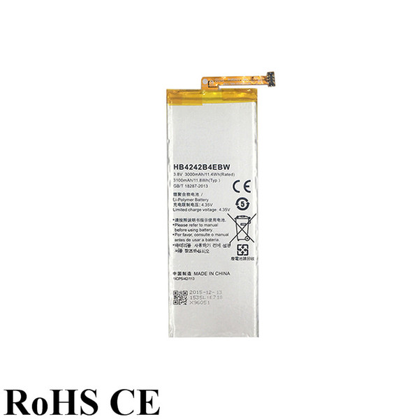 Best Quality Internal 3100mAh HB4242B4EBW Li-Polymer Replacement Battery for Huawei Honor 6 H60-L01 Phone with Tracking Number