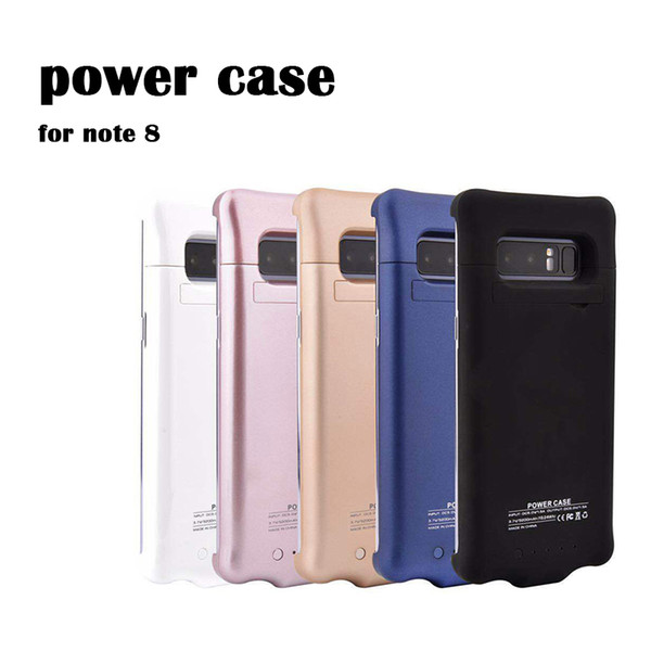 NEW For Samsung Note8 Battery Case Portable External Rechargeable Power Charger Case 5200mAh Protective Backup Charging Case with Retail Box