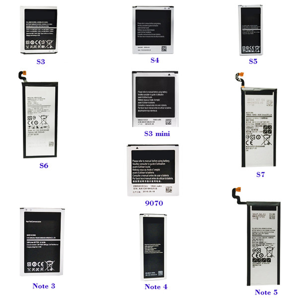 2018 new Cell Phone Battery For Samsung s3,s4,s5,s6,s7,Note2 3 4 5,s3 s4 mini,5830,9070,9082,Z1 2,G850,9100,BA900,7508,9150,BA800 good item