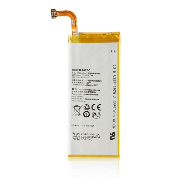 Brand New 3.8V 2000mAh HB3742A0EBC Battery For Huawei Ascend P6 P6-U06 p6-c00 p6-T00/ Ascend G6 G620 G621 G620s G630 Bateria