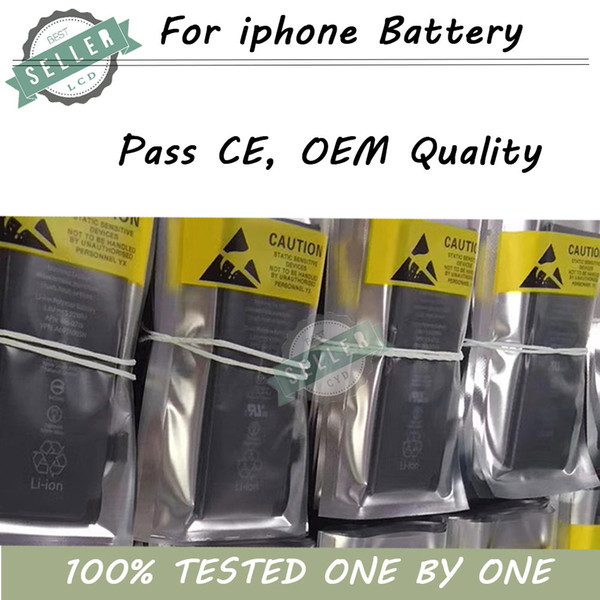 CE OEM For iPhone 6S 5S 5G 5C 6G Batteria 1810 mah 1715mAh 1440mAh Zero Cycle Real Capacity Batería