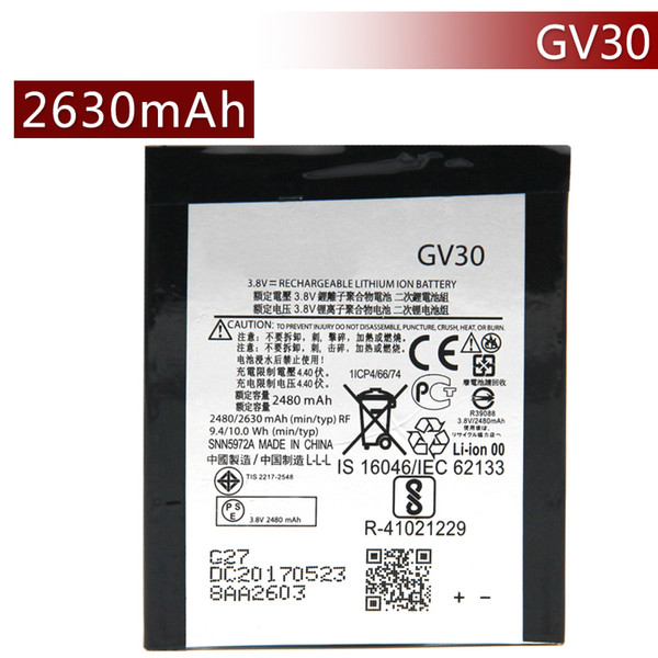 Original New For MOTO Z GV30 Battery Replacement High Quality 1PCS With Free Epacket and Repair Tool Kit