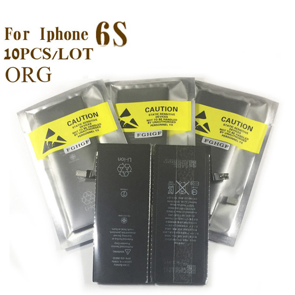 Compatible Battery 10PCS/Lot For Iphone 6S 3.8V 1715mah Rohs OEM Batteries Replacement Repair Part 12 Months Warranty