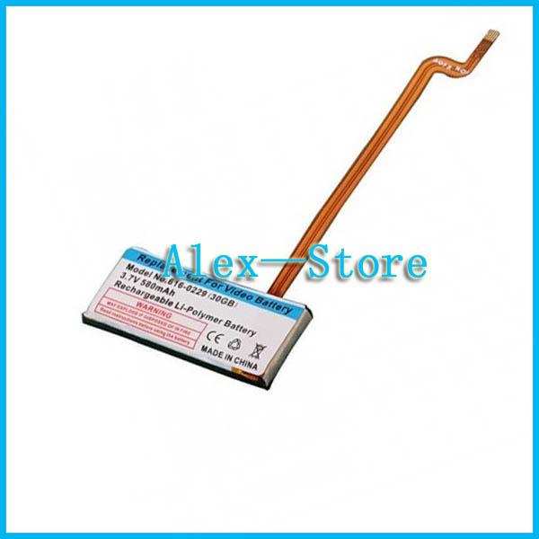 For iPod Video 30GB 580mAh Replacement Battery For iPod Video 5th 30GB Battery Battery Free Shipping