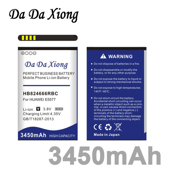 Da Da Xiong 3450mAh HB824666RBC Battery for Huawei E5577