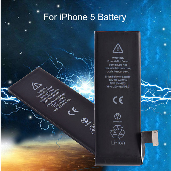 New Zero Cycle Phone Battery for iPhone 5G 5s 5C 6 6S 6SPlus 7 7Plus 8 8Plus Real Capacity Replacement Battery for iPhone