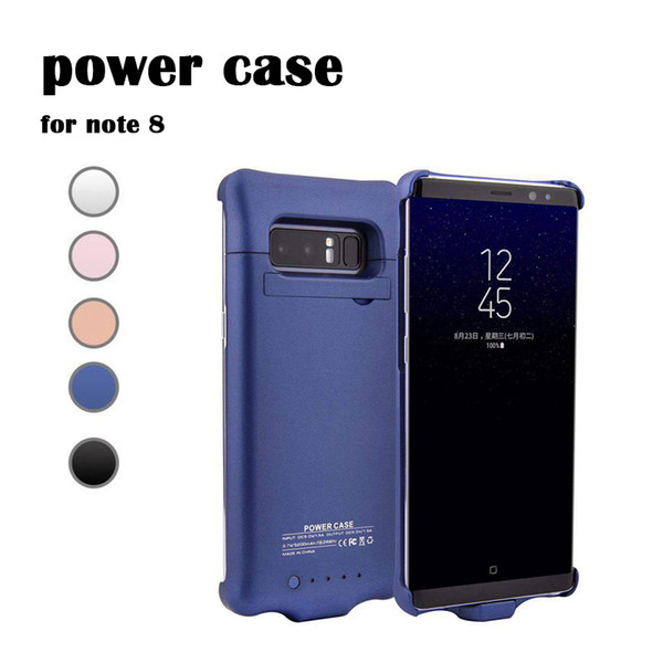 For Samsung Note 8 Battery Case Portable External Rechargeable Power Charger Case 5200mAh Protective Backup Charging Case with Retail Box