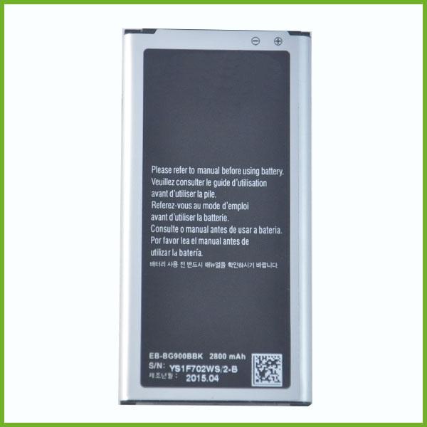 battery power cell phone accessories 2800 mAh battery for Samsung S5 EB-BG900BK battery