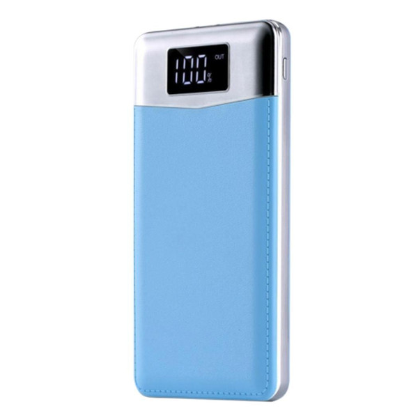 Mini Portable LCD Digital Display Power Bank Mobile Power With Flashlight