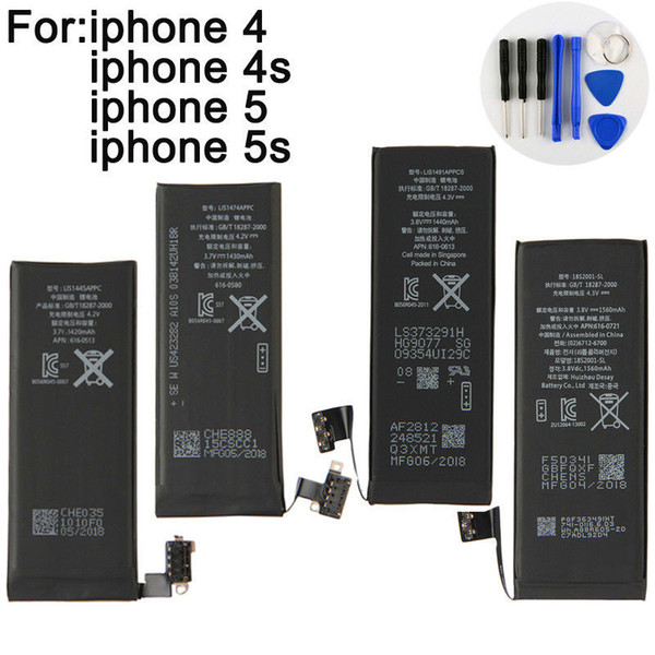 Zero Cycle battery For iphone 6g 6s 4 4s 5g 5s 5c plus 7g 7g plus Replacement Mobile Battery New Freeshipping