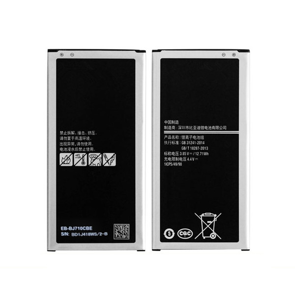 For Samsung Galaxy J7 2016 J710 Phone Battery Replacement Real Capacity High Quality With Express Shipping