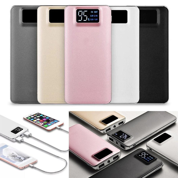 Power Bank 10000mah Portable External Battery 2 General USB Interface 0.25Kg Mobile 1.0A, 2.1A Power