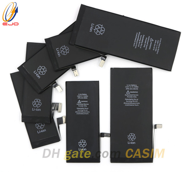 Good Quality Battery For iphone 5 5c 5s 5se IPhone 6 6plus 6S 6Splus 7 7plus Li ion Batteries Cellphone Replacement Battery Mix