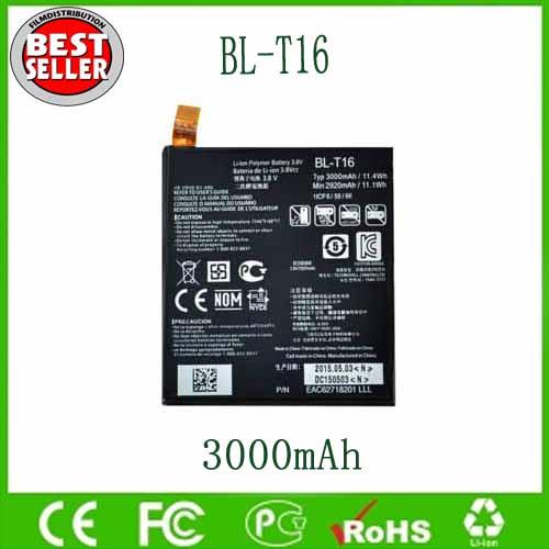 Original OEM BL-T16 BLT16 Cellphone Battery For LG G Flex2 H950 H955 H959 LS996 US995 3000mAh Free Shipping Wholesale