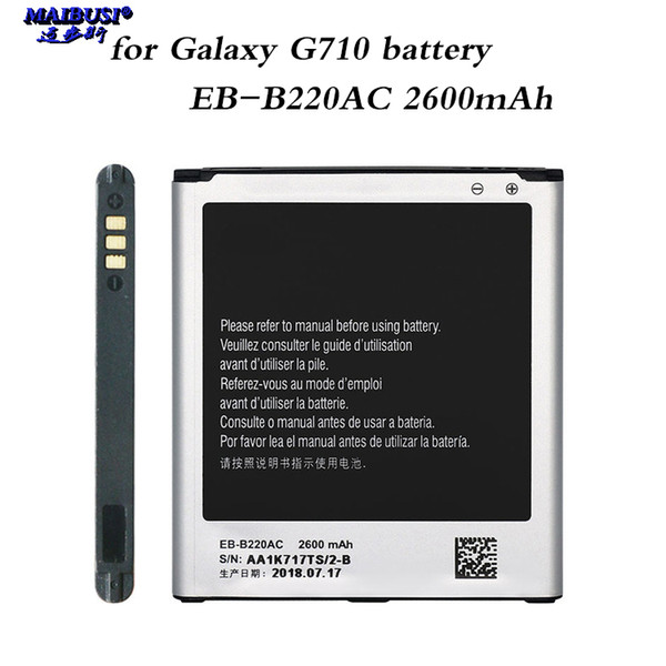 high capacity battery EB-B220AC For Samsung GALAXY Grand 2 G710 G7102 G7105 G7106 G7108 G7109 2600mAh Mobile Phone Batteriesm