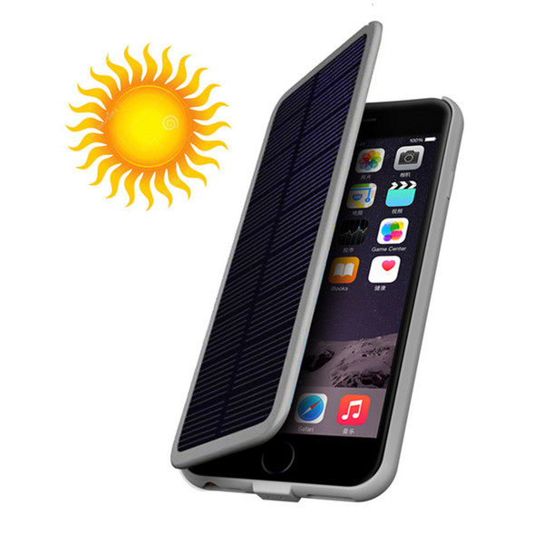 for iPhone6s 7 3000mAh Solar battery Rechargeable External Battery Charger Case Cover Pack Power Bank for Apple iPhone6 6S 7S