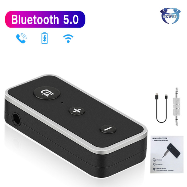 3.5mm Aux Bluetooth 5.0 Audio Receiver Handsfree Wireless Adapter Stereo Music MP3 Bluetooth Car Kit