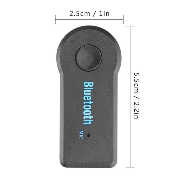 HOT Universal 3.5mm Car Bluetooth Audio Music Receiver Adapter Auto AUX Streaming A2DP Kit for Speaker Headphone