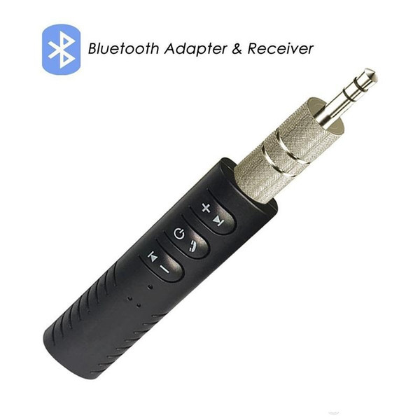 Universal 3.5mm jack Bluetooth Car Kit Hands Free Music Audio Receiver Adapter Auto AUX Kit for Speaker Headphone Car Stereo High Quality