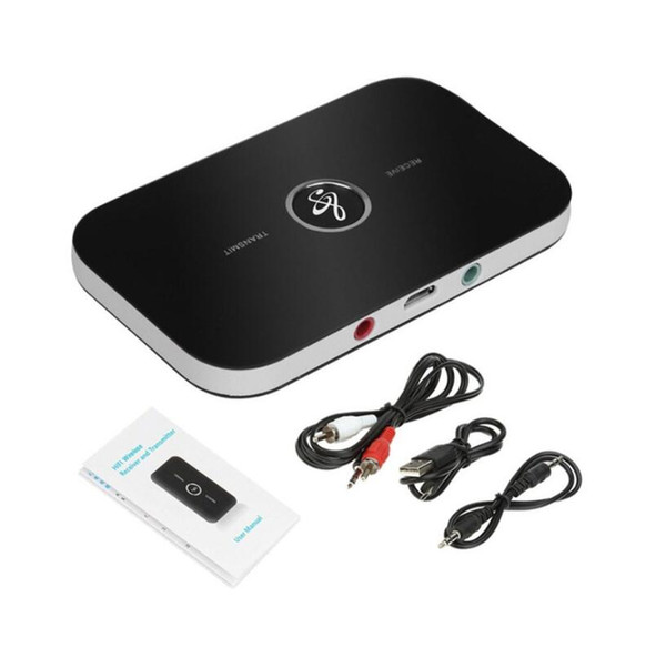 B6 Bluetooth 5.0 Transmitter Receiver Wireless Audio Adapter For PC TV Headphone Car 3.5mm 3.5 AUX Music Receiver Sender