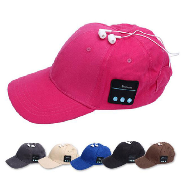 Wireless Bluetooth Sports Baseball Cap Canvas Sun Hat Music Handsfree Headset Headphone with Mic Speaker for iPhone Smart Android Phone