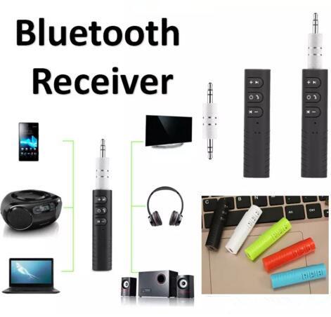 2019 Clip-on Universal 3.5mm Bluetooth Car Kit A2DP Wireless Transmitter AUX Audio Music Receiver Adapter Handsfree Jack with Mic For Phone